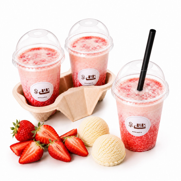گلاسه توت فرنگی